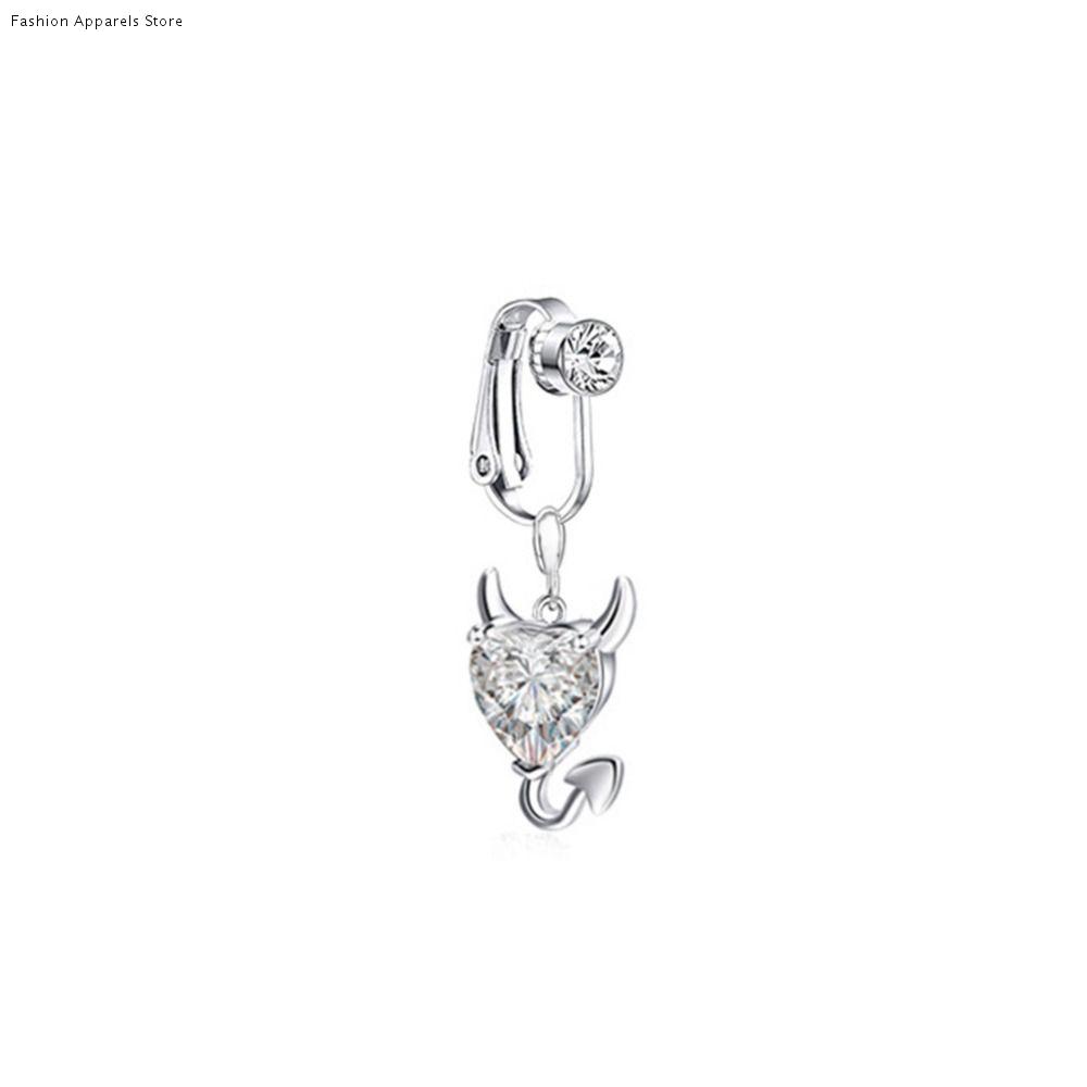 Body Jewelry And Piercing - Rhinestone Stainless Steel Body Piercing Jewelry
