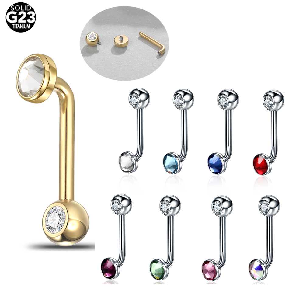 1PC Implant Grade Titanium Chr - Body Jewelry Vch recensione e prezzo