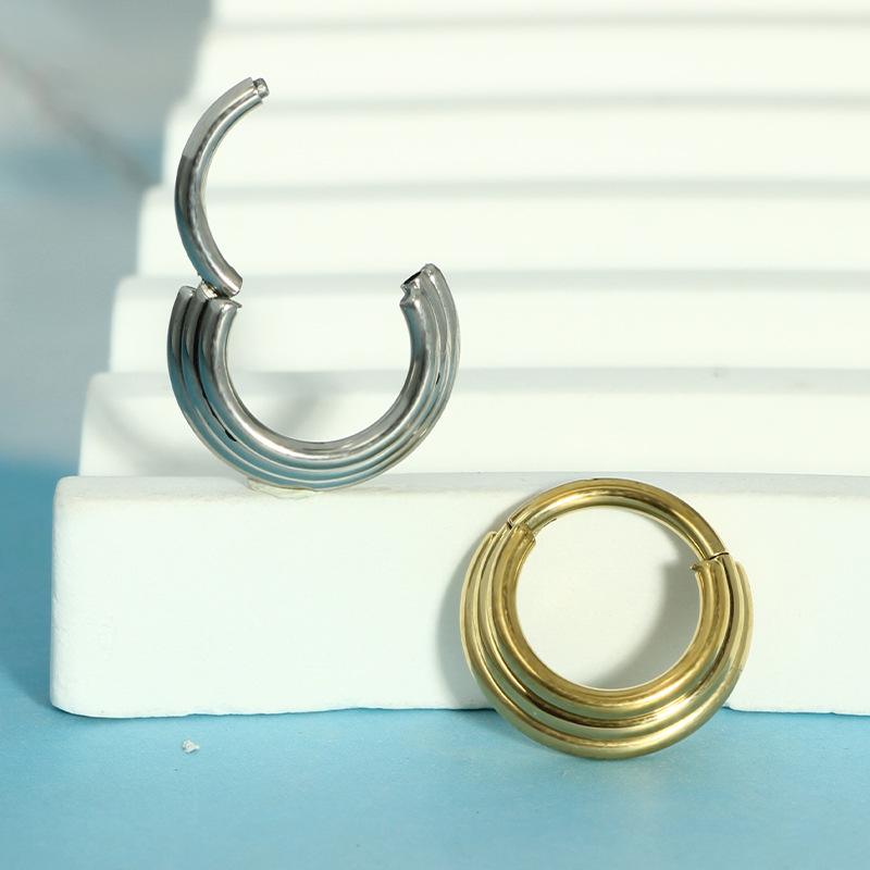 Nose Hoop Earrings Metal Nose  - Body Jewelry Cartilage Earrings recensione e prezzo
