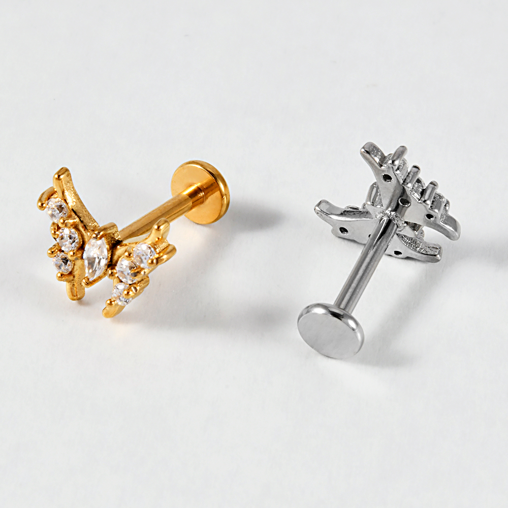 1PC Stainless Steel Lip Studs  - Body Jewelry Cartilage Earrings recensione e prezzo