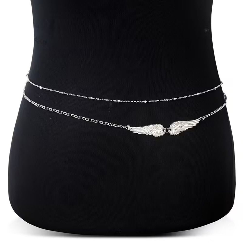 Gift Elegant Double Layer Wing - Body Jewelry Charms recensione e prezzo