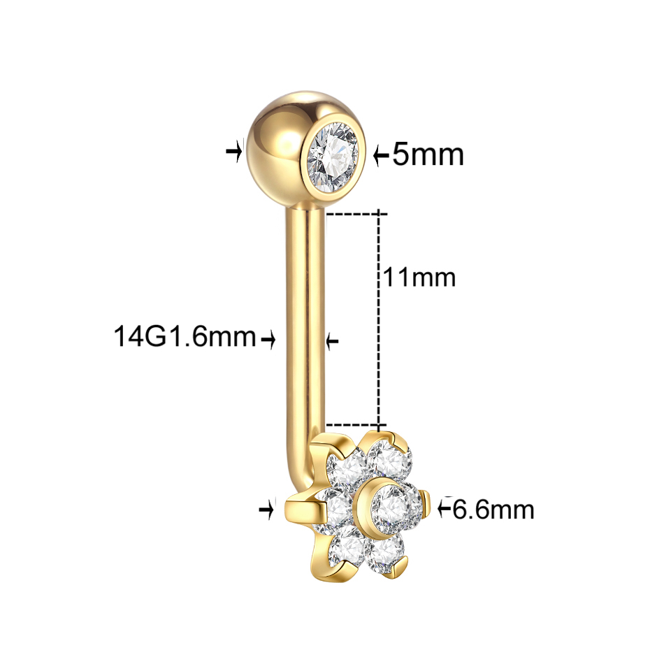 1PC Titanium Christina Vertica - Body Jewelry Vch recensione e prezzo