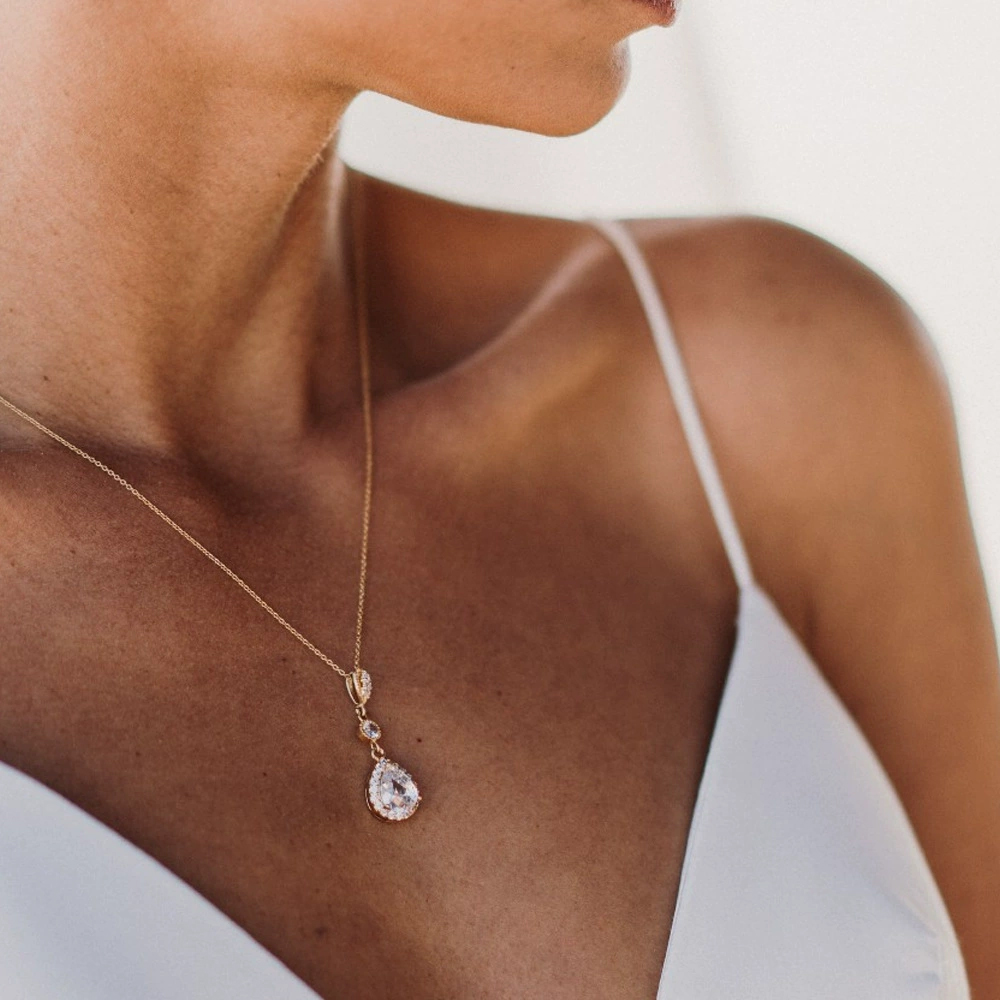 Luxury Zircon Water Drop Back  - Body Jewelry For Backless Dress recensione e prezzo