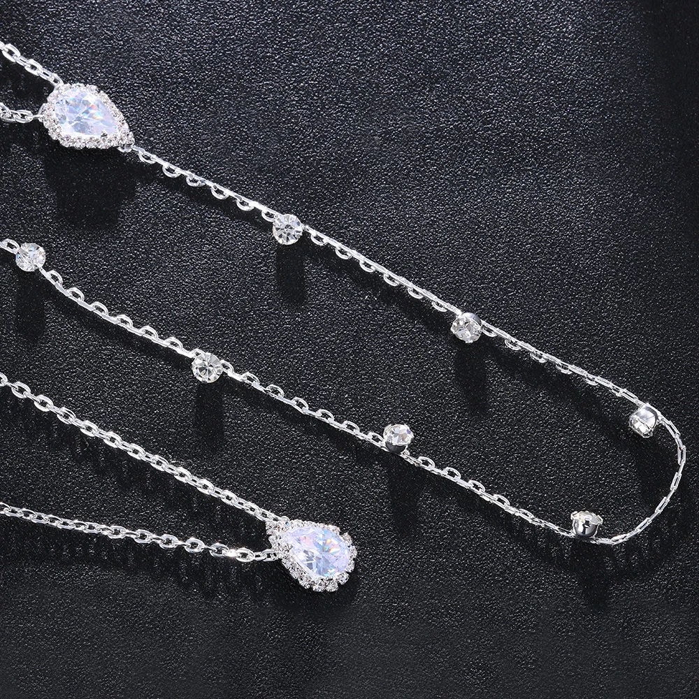 Stonefans Zircon Water Drop Cr - Body Jewelry For Backless Dress recensione e prezzo