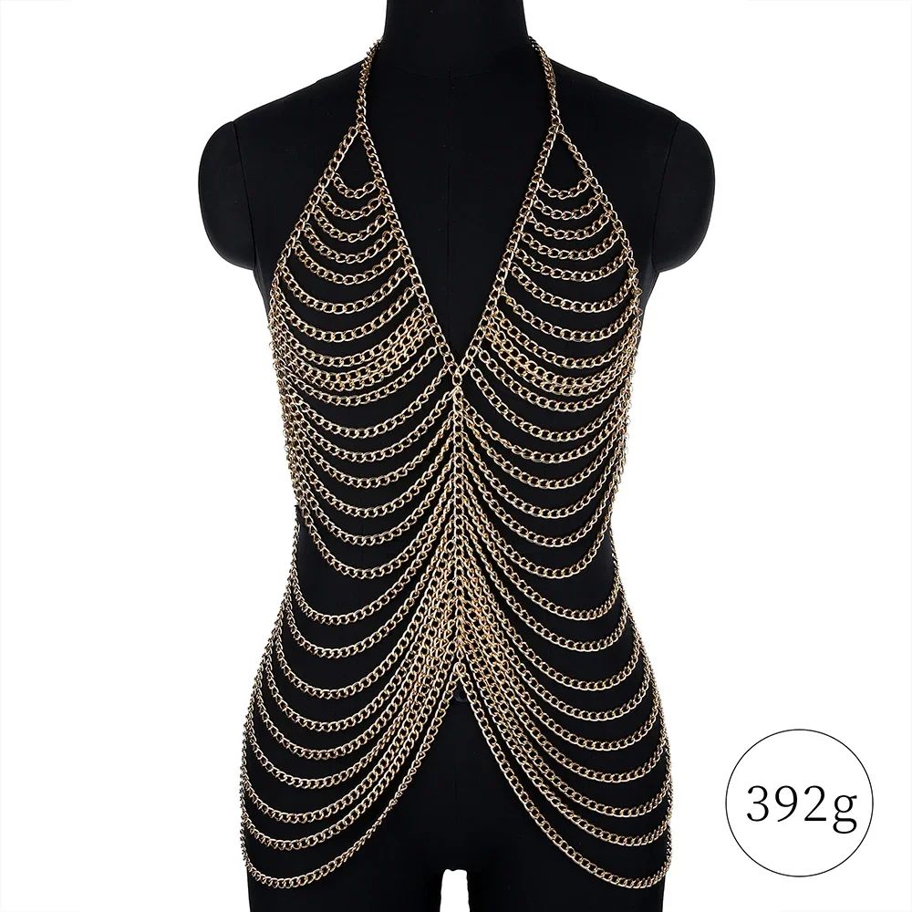 Sexy Metal Body Chain Dress Fo - Body Jewelry For Backless Dress recensione e prezzo