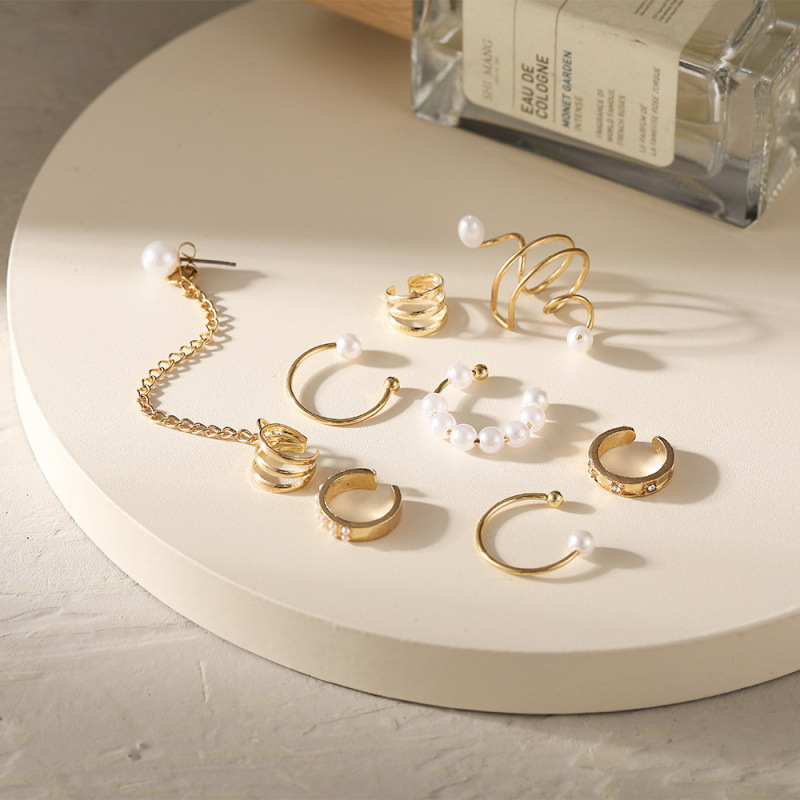 2026 Trendy Ear Stack Set Bold - Body Jewelry Cartilage Earrings recensione e prezzo