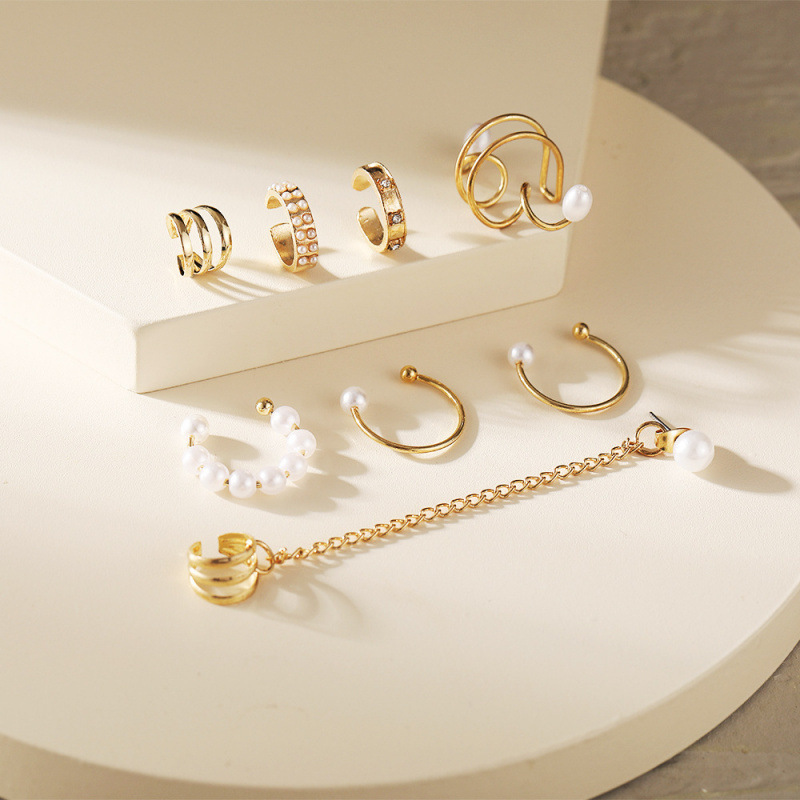 2026 Trendy Ear Stack Set Bold - Body Jewelry Cartilage Earrings recensione e prezzo