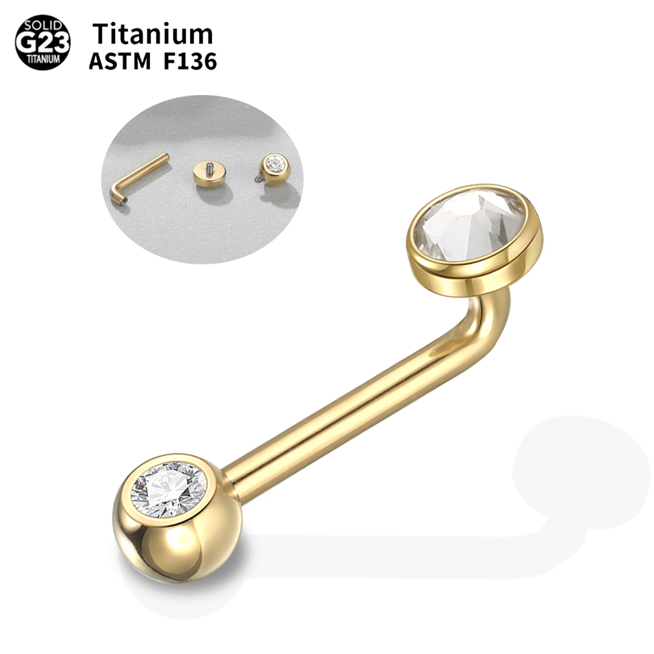 1PC  Implant Grade Titanium Ch - Body Jewelry Vch recensione e prezzo