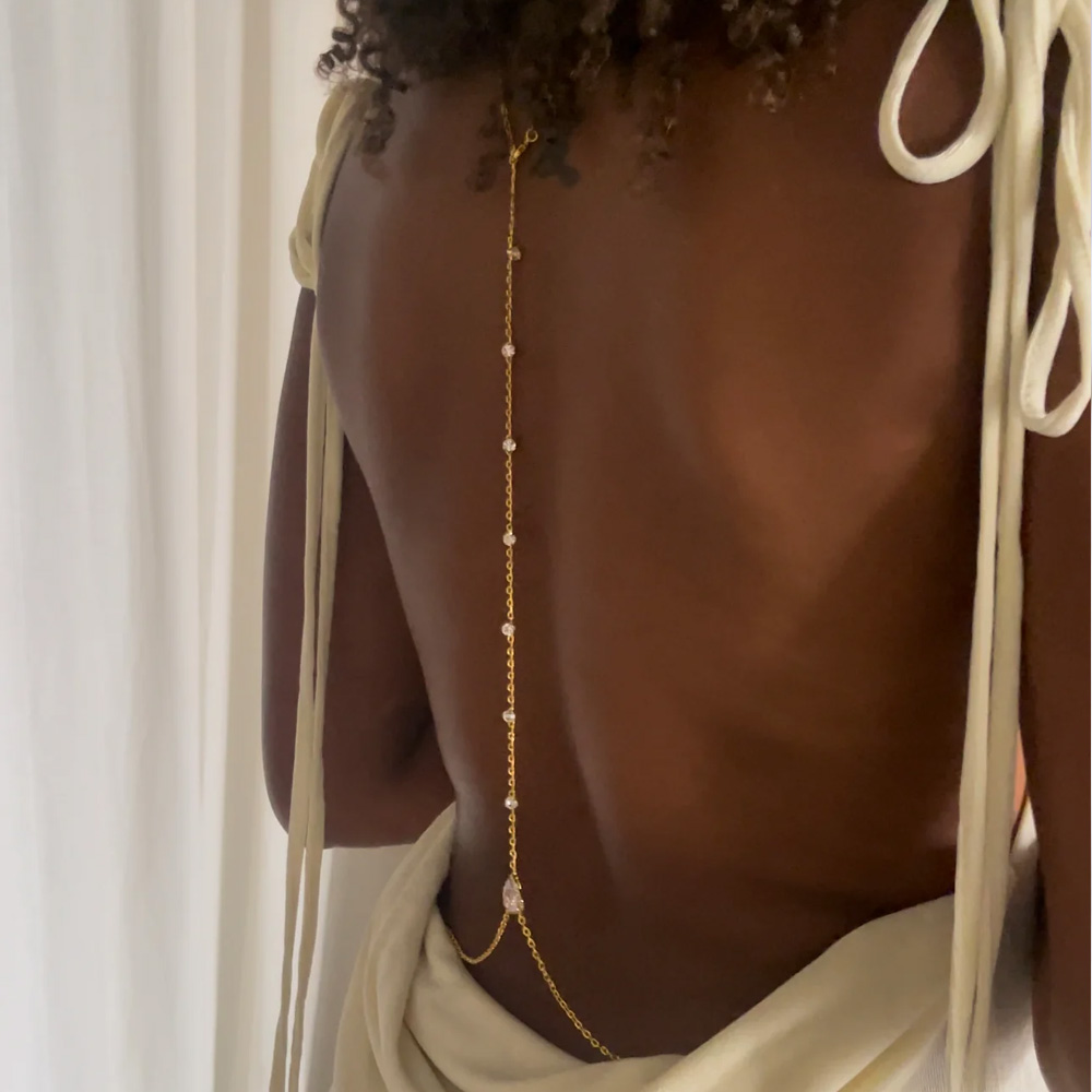 Stonefans Luxury Water Drop Zi - Body Jewelry For Backless Dress recensione e prezzo