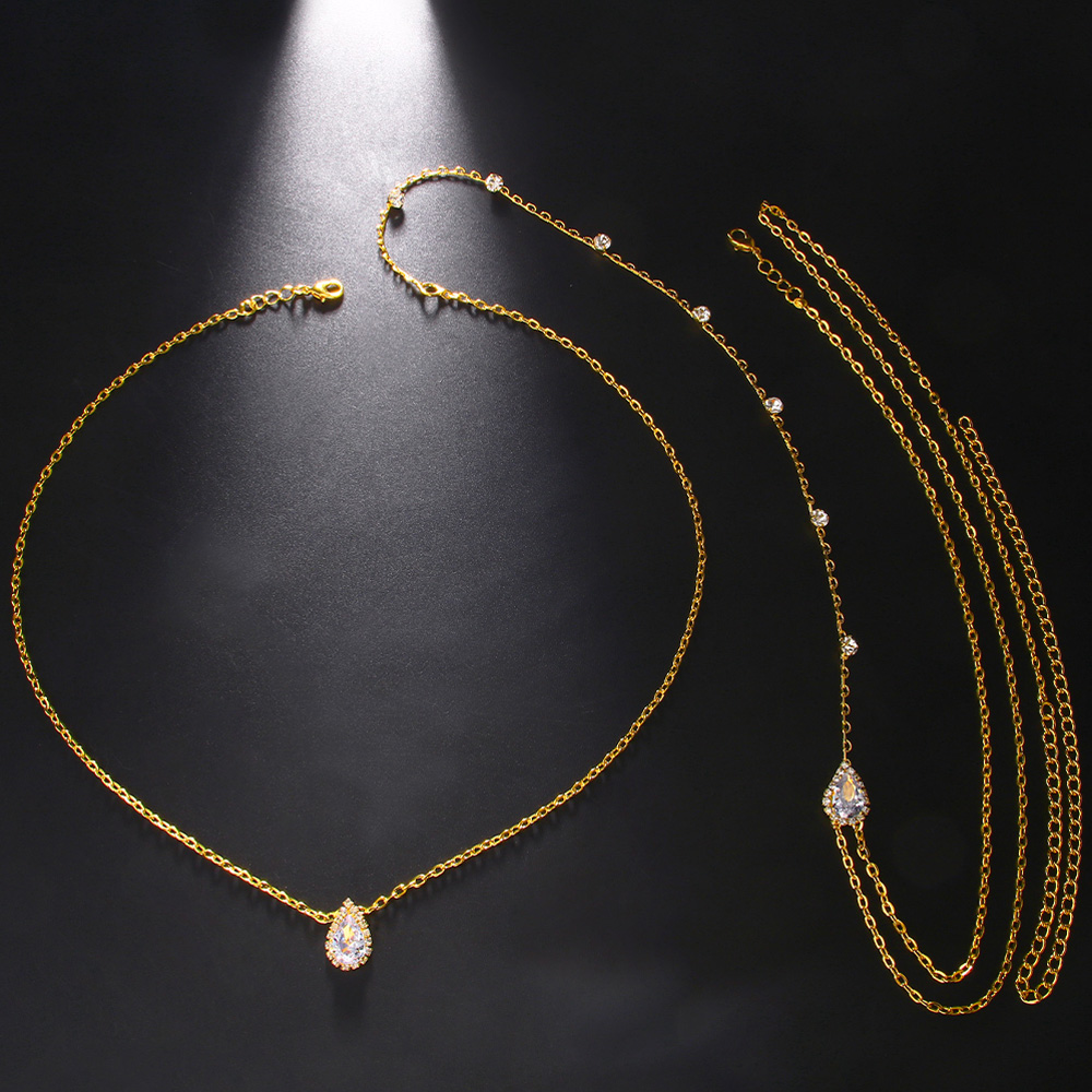 Stonefans Luxury Water Drop Zi - Body Jewelry For Backless Dress recensione e prezzo