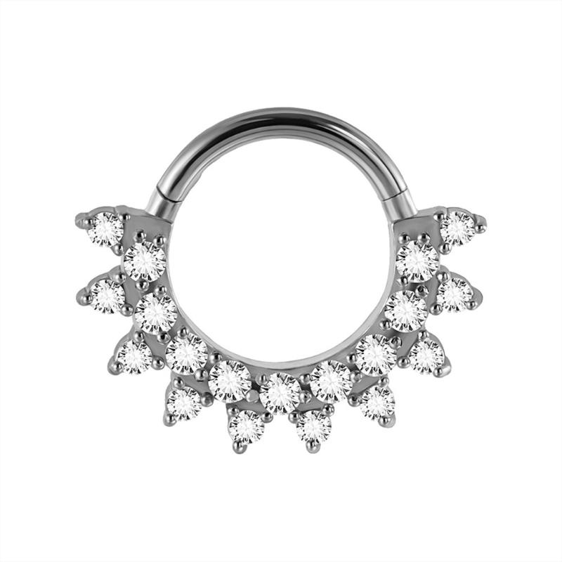 31BB Stylish Crystal Septum Ri - Body Jewelry Cartilage Earrings recensione e prezzo