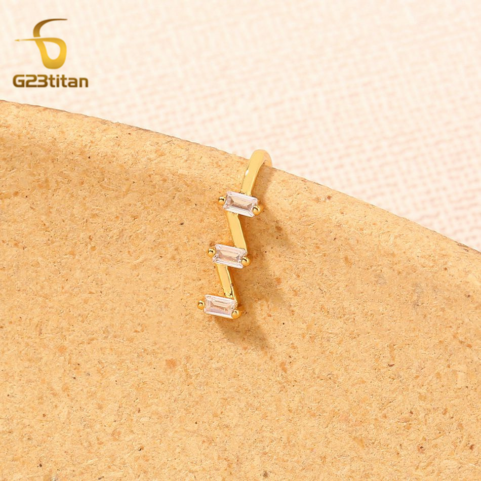1pc Fake Nose Piercing Ring Wo - Body Jewelry Cartilage Earrings recensione e prezzo