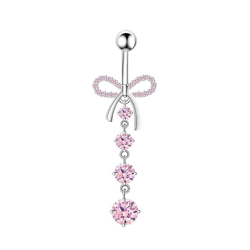 1PCS Pink Crown Belly Button R - Body Jewelry And Piercing recensione e prezzo