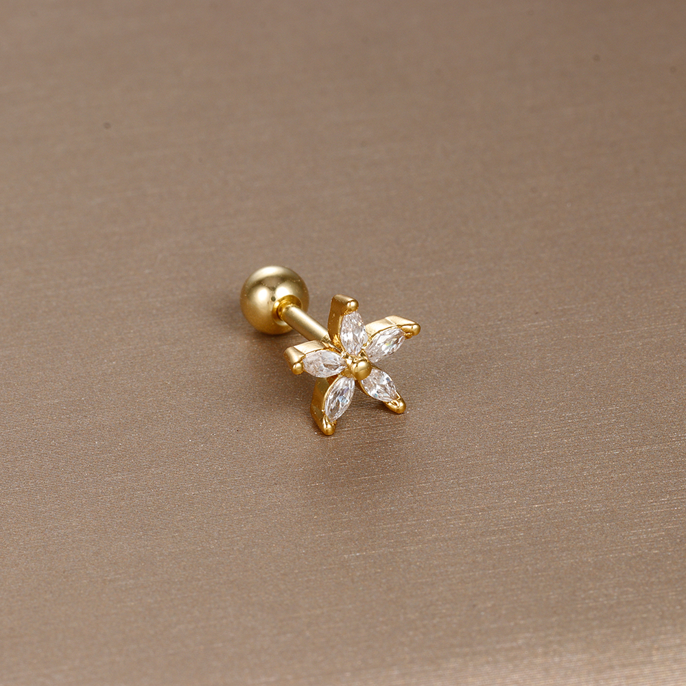 1PC 316L Stainless Steel Mini  - Body Jewelry Cartilage Earrings recensione e prezzo
