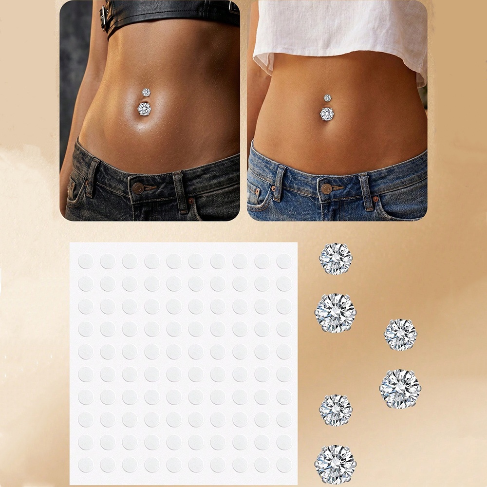 Fake Belly Piercing Cubic Zirc - Body Jewelry And Piercing recensione e prezzo