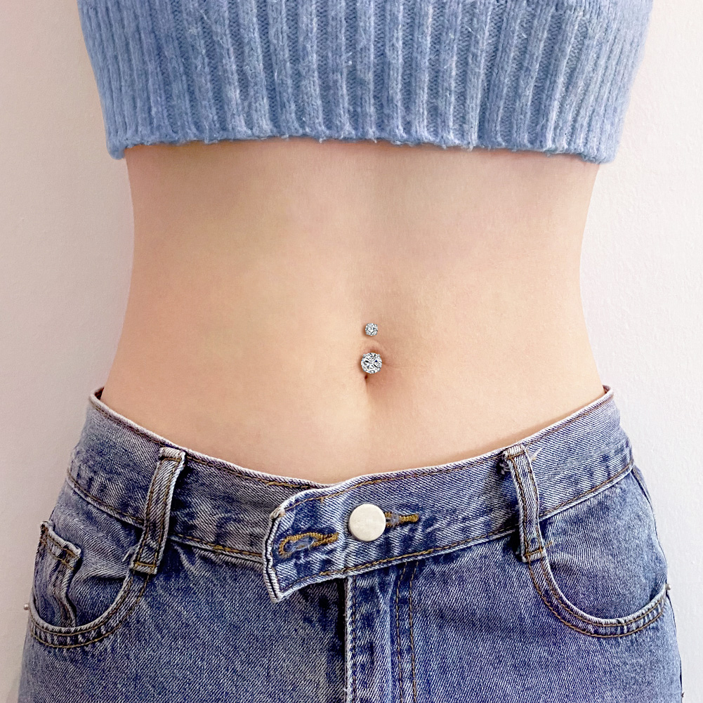 Fake Belly Piercing Cubic Zirc - Body Jewelry And Piercing recensione e prezzo