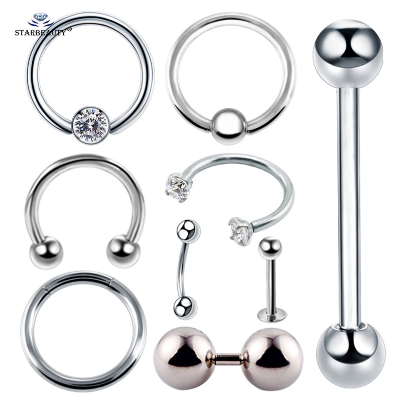 2pcs Multipurpose BCR Face Pie - Body Jewelry Vch recensione e prezzo