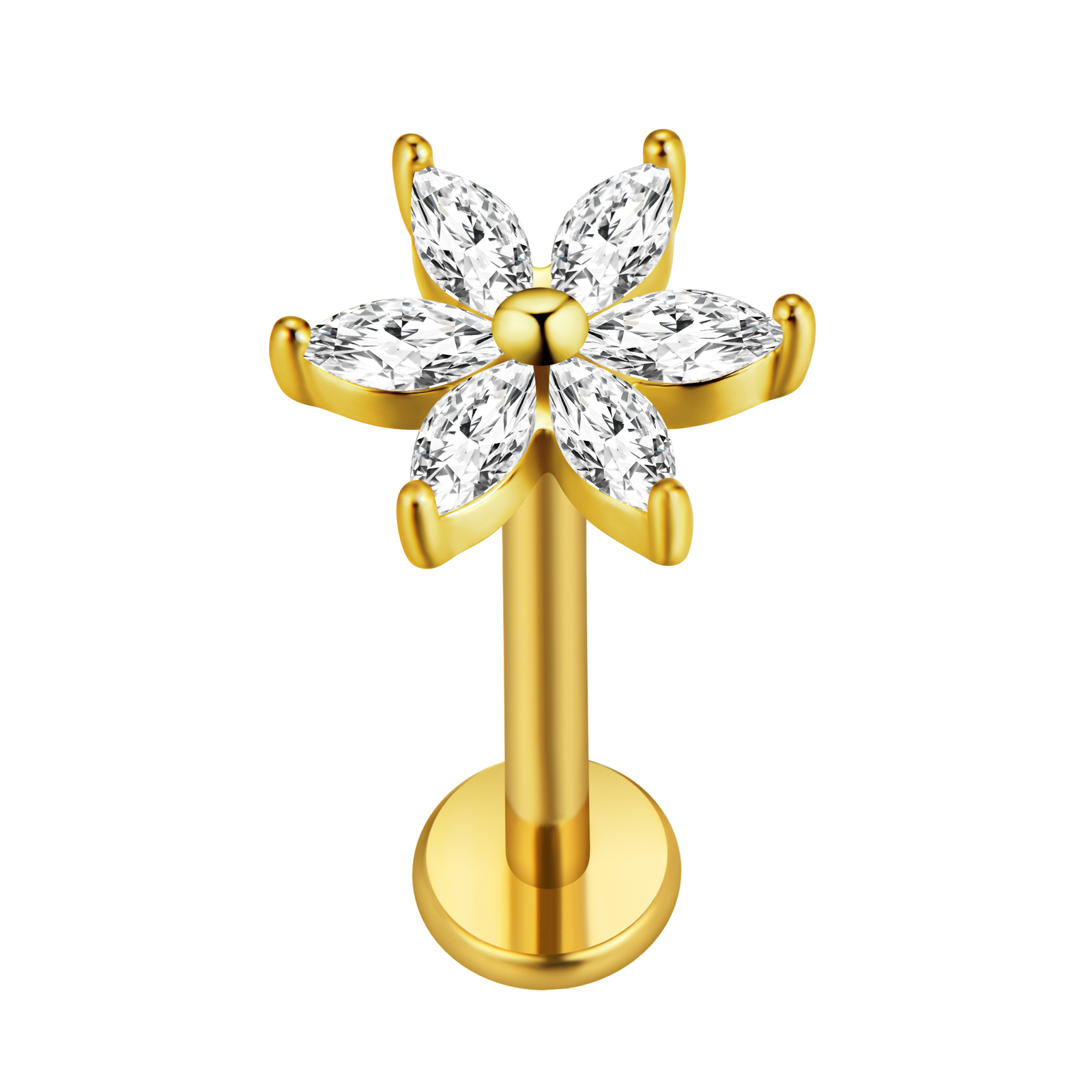 Maple Leaf Labret Piercing Sta - Body Jewelry Cartilage Earrings recensione e prezzo