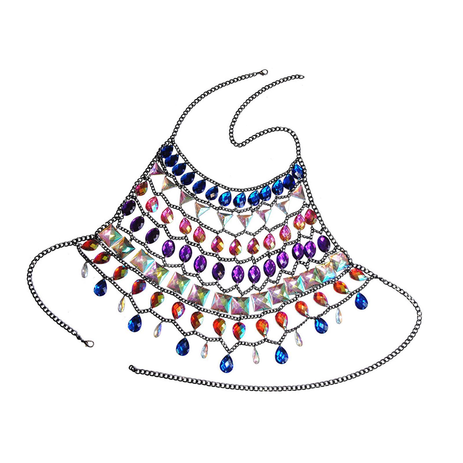 Rhinestones Bra Chain Creative - Body Jewelry For Backless Dress recensione e prezzo