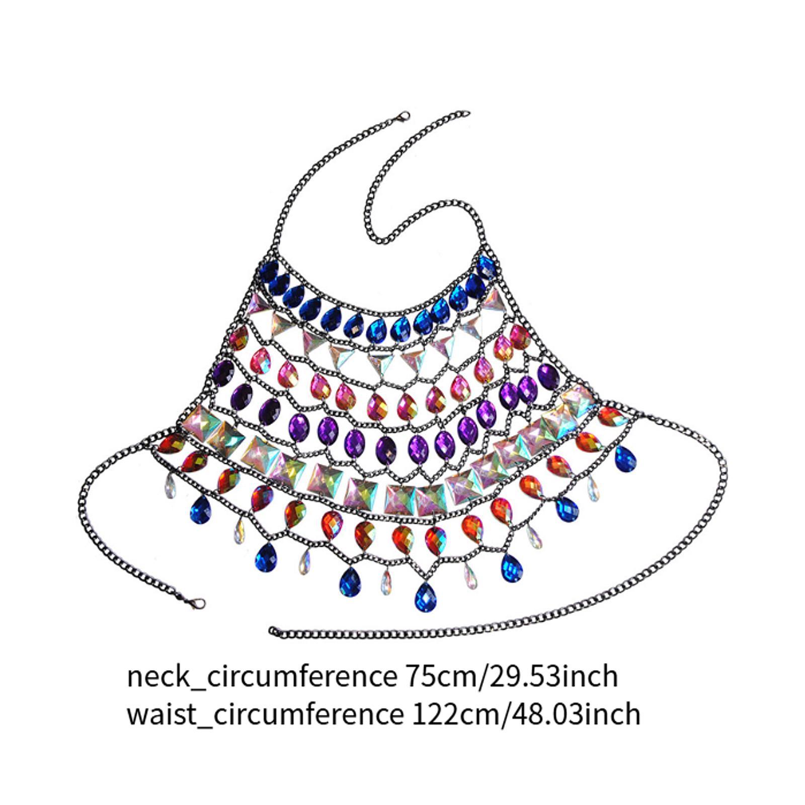 Rhinestones Bra Chain Creative - Body Jewelry For Backless Dress recensione e prezzo