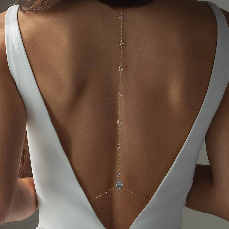 New Star Back Chain Body Jewel - Body Jewelry For Backless Dress recensione e prezzo