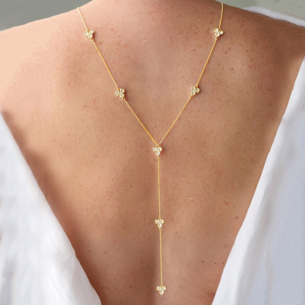 Stonefans Elegant Crystal Back - Body Jewelry For Backless Dress recensione e prezzo