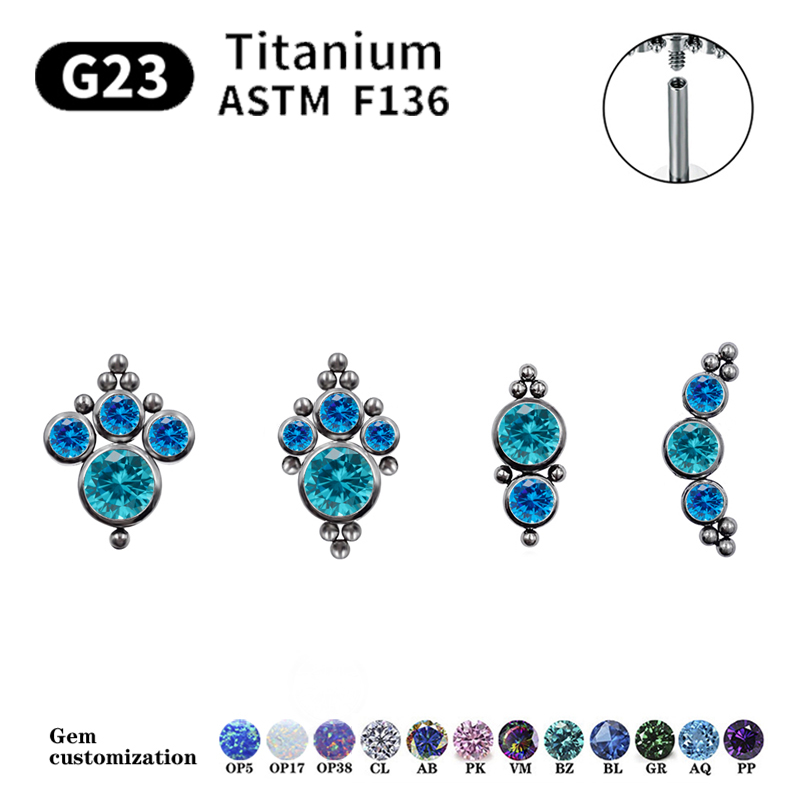 G23 Titanium stud earrings for - Body Jewelry Cartilage Earrings recensione e prezzo
