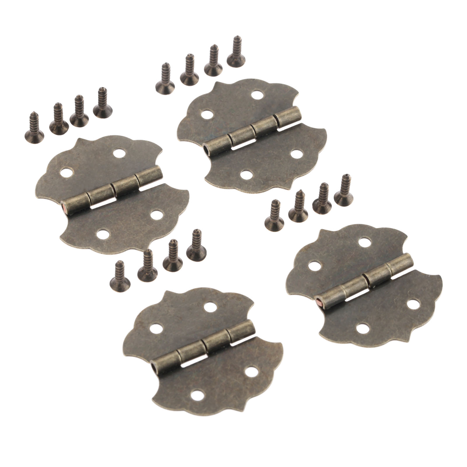 4pcs Flat Hinges +16 screws La - Body Jewelry Display Case recensione e prezzo
