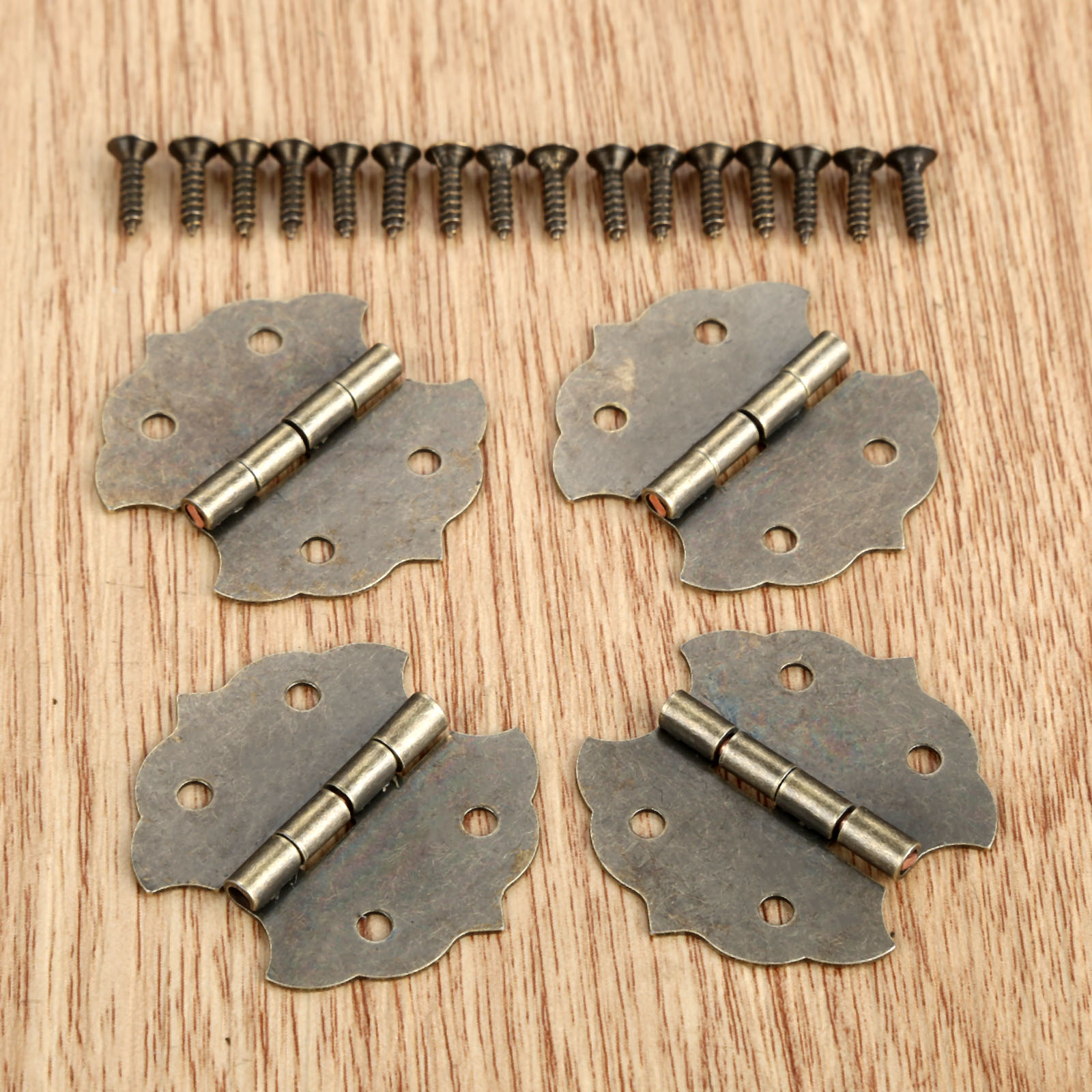 4pcs Flat Hinges +16 screws La - Body Jewelry Display Case recensione e prezzo