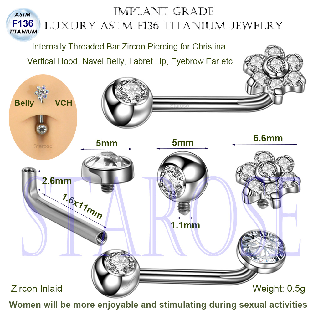Starose Implant Grade ASTM F13 - Body Jewelry Vch recensione e prezzo