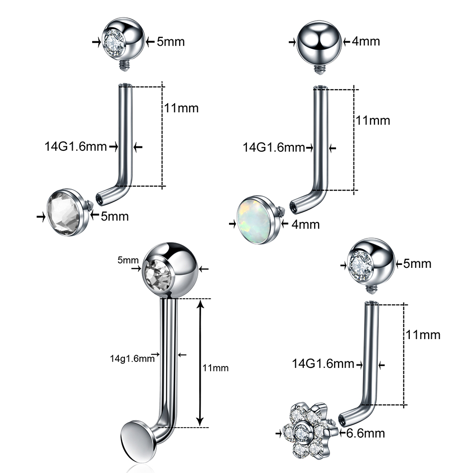 1PC Titanium Christina Vertica - Body Jewelry Vch recensione e prezzo