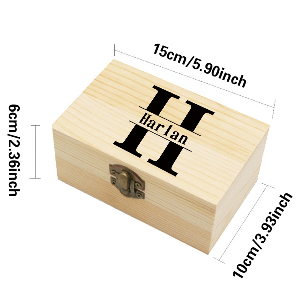 Customized Name Wooden Treasur - Body Jewelry Display Case recensione e prezzo