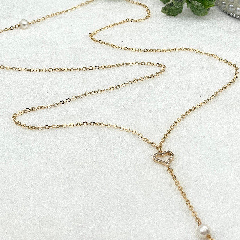 Hollow Heart Bridal Back Chain - Body Jewelry For Backless Dress recensione e prezzo