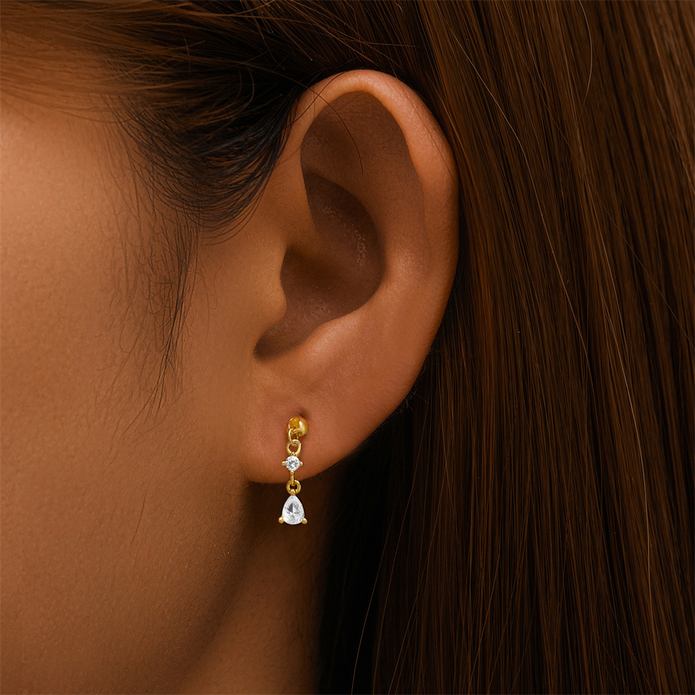 Glowshe 100% 925 Sterling Silv - Body Jewelry Cartilage Earrings recensione e prezzo
