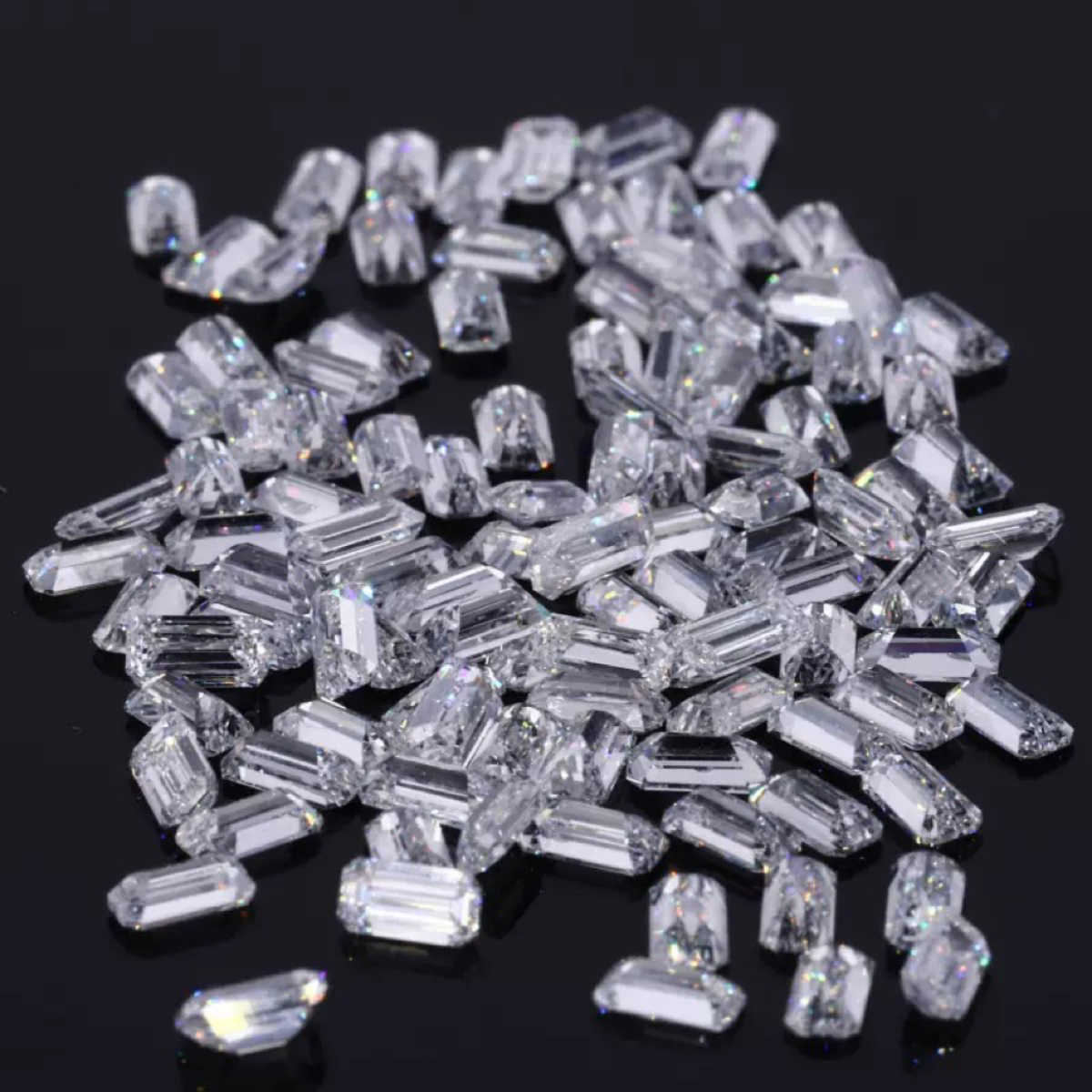 Emerald Cut Lab Grown Small Di - Body Jewelry Vch recensione e prezzo