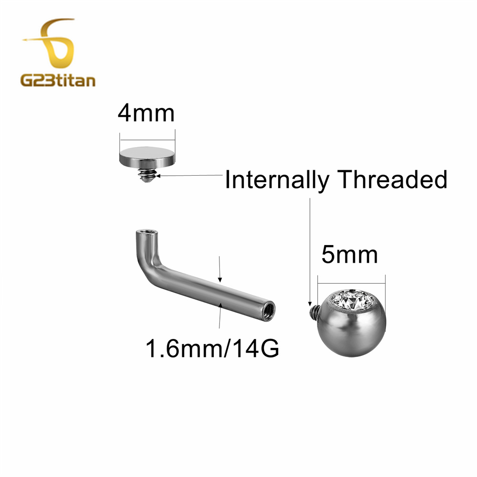1PC Titanium Pussy Piercing Ch - Body Jewelry Vch recensione e prezzo