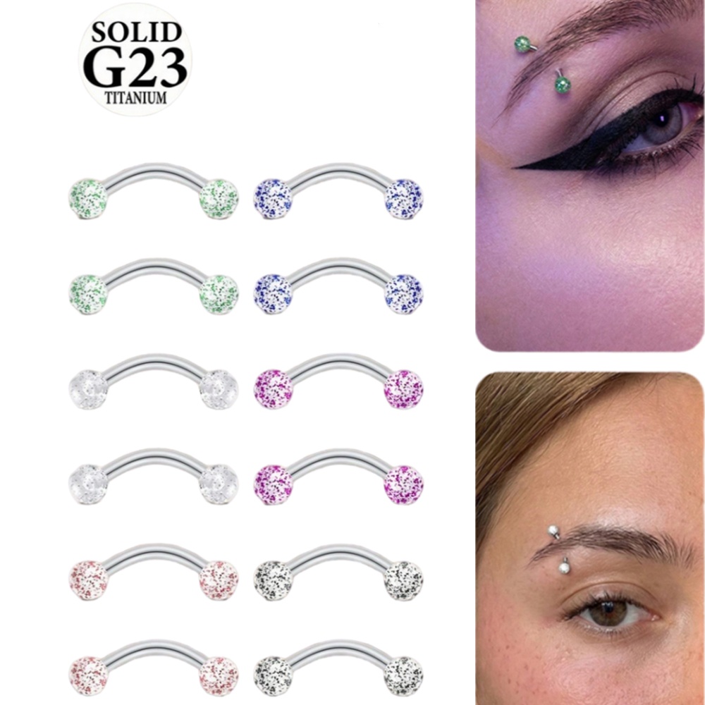 2PCS 16G 8/10mm Titanium Alloy - Body Jewelry Vch recensione e prezzo