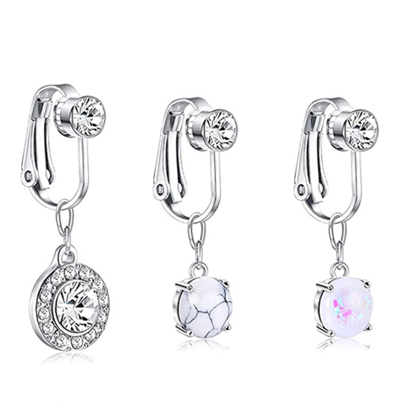 Belly Button Nail Zircon Y2K H - Body Jewelry Cartilage Earrings recensione e prezzo