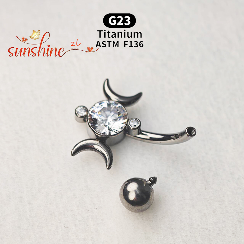 1PCS G23 Titanium VCH Piercing - Body Jewelry Vch recensione e prezzo