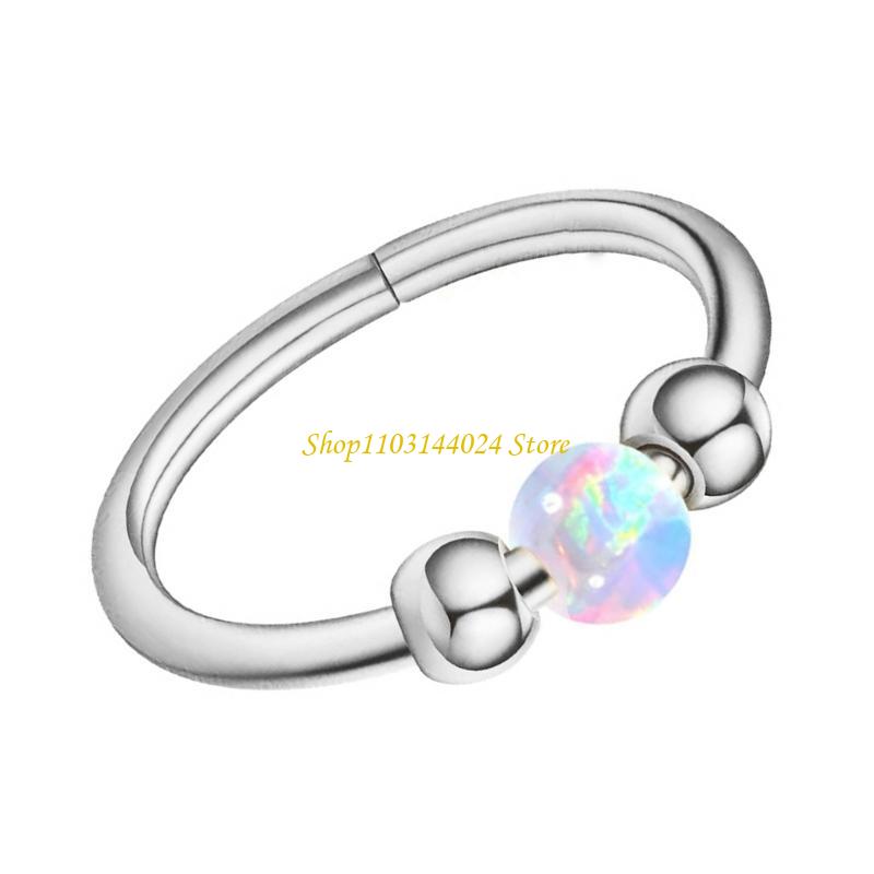N5KE Opal Beaded Nose Ring Hoo - Body Jewelry Cartilage Earrings recensione e prezzo
