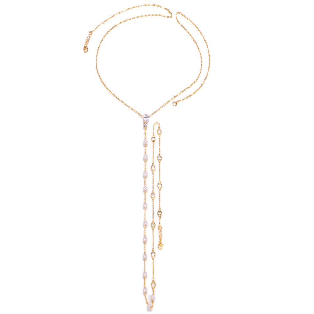 Fashion Bridal Back Chain Jewe - Body Jewelry Charms recensione e prezzo